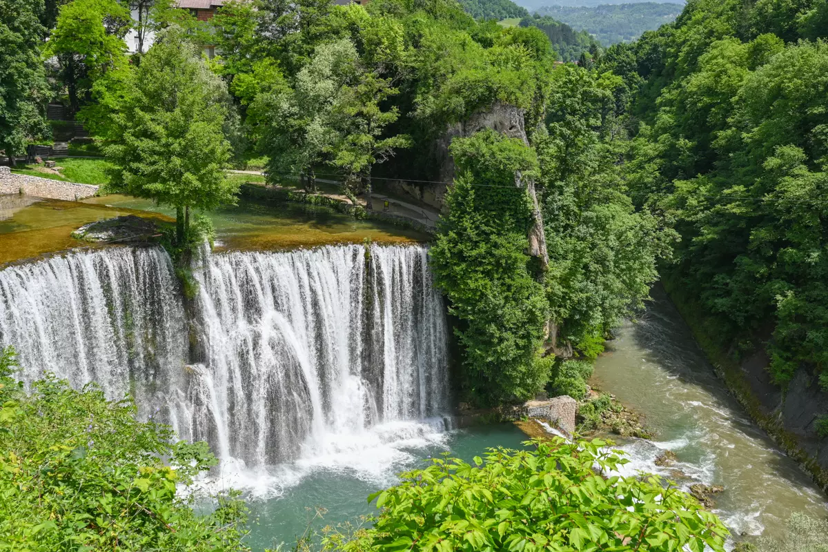 Jajce Waterfall