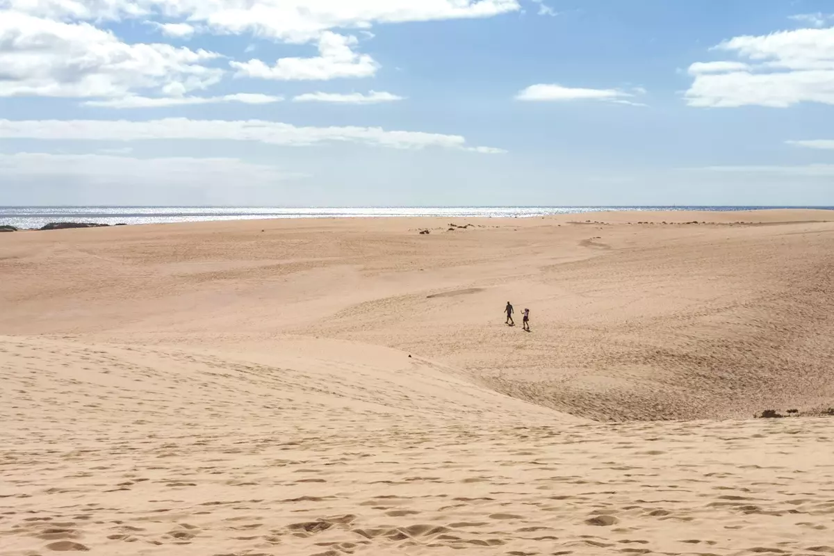 Corralejo Sand Dunes in Fuerteventura