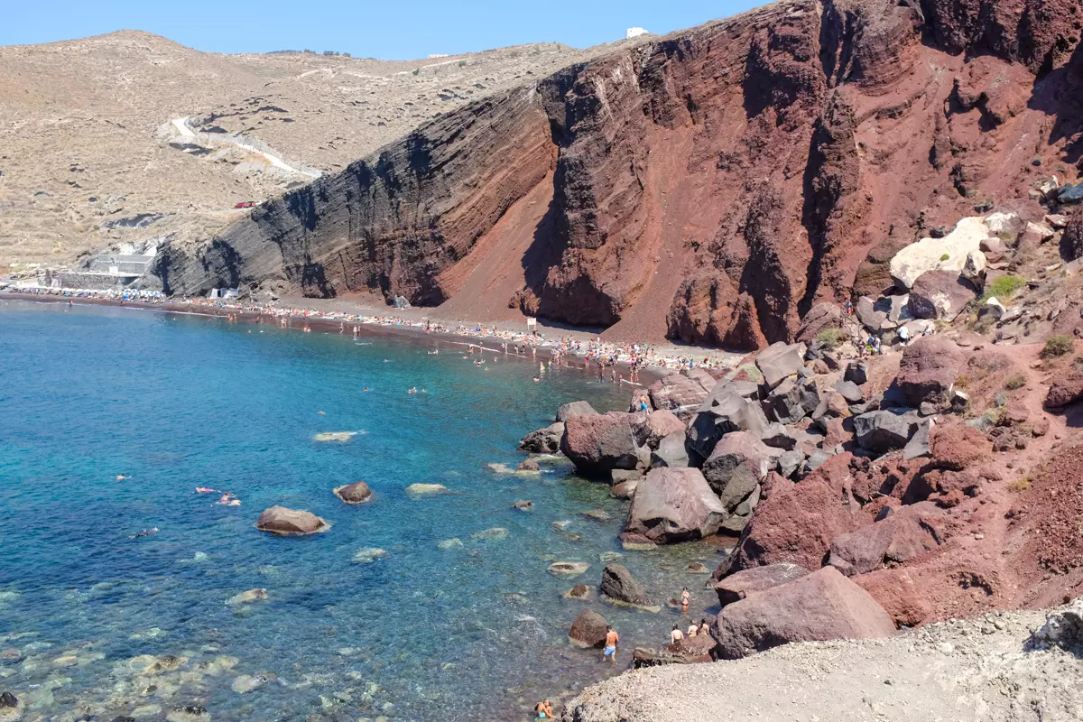 Red Beach Santorini