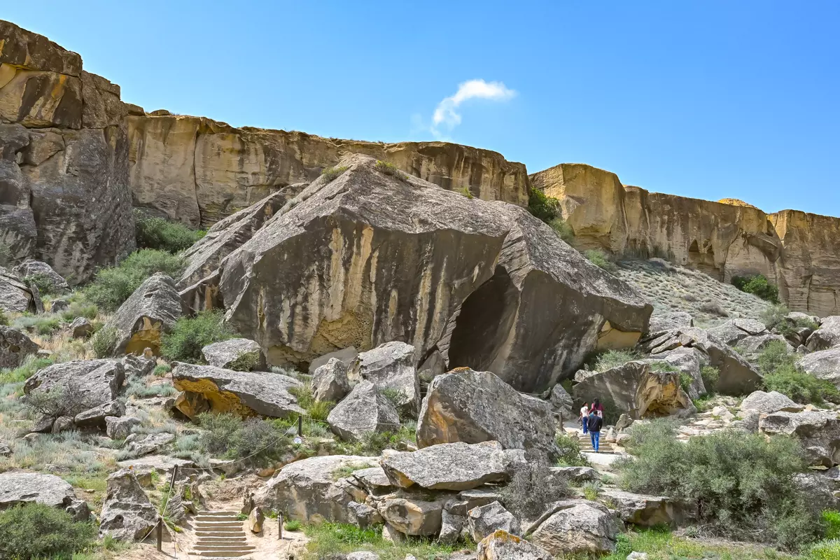 gobustan national park stones