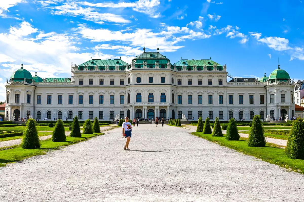 Belvedere Palace Vienna baroque building with garden view