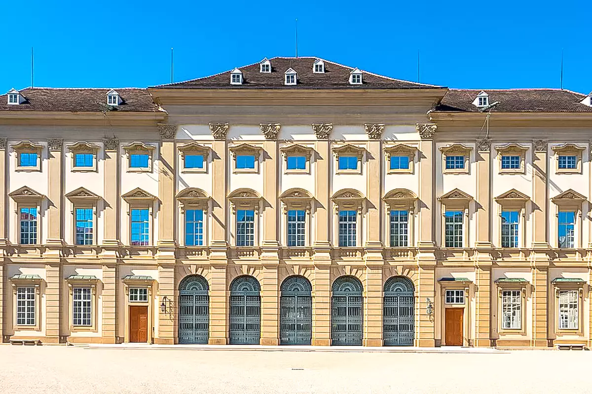 Liechtenstein Palace Vienna, historic baroque building