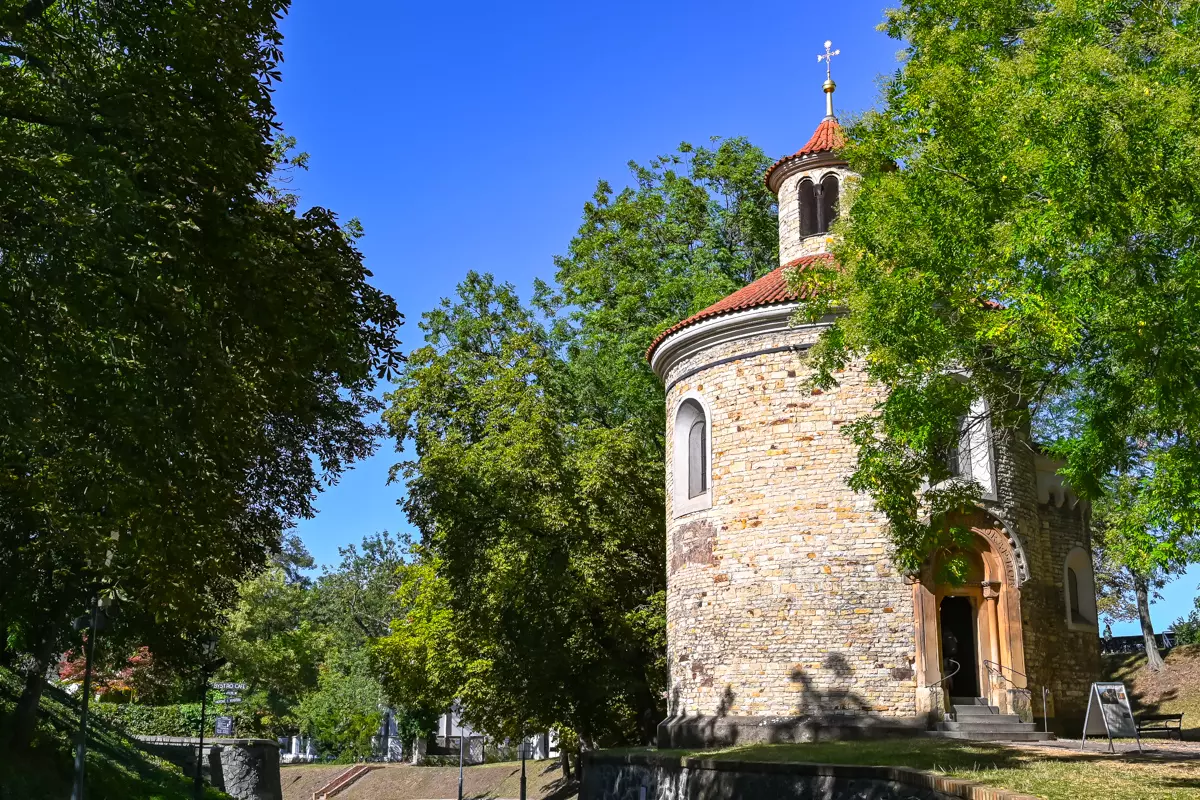 Romanesque Rotunda of St. Martin at Vysehrad fortress