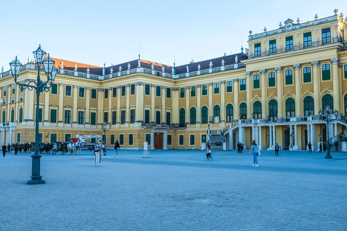 Schönbrunn Palace Vienna front view