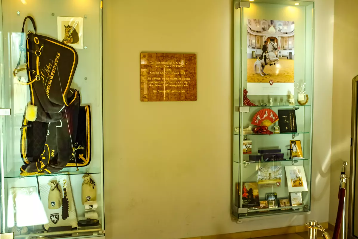 Spanish Riding School exhibition display