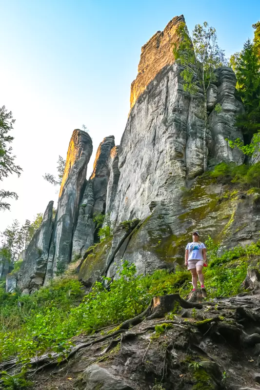 Morning light over Prachov Cliffs, Czech Republic
