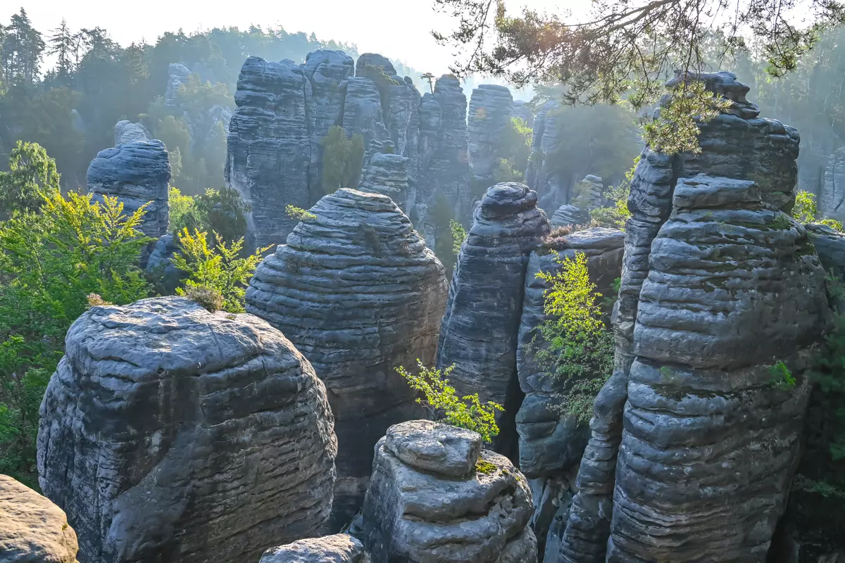 Prachov Rocks Pechova Viewpoints with stunning vistas