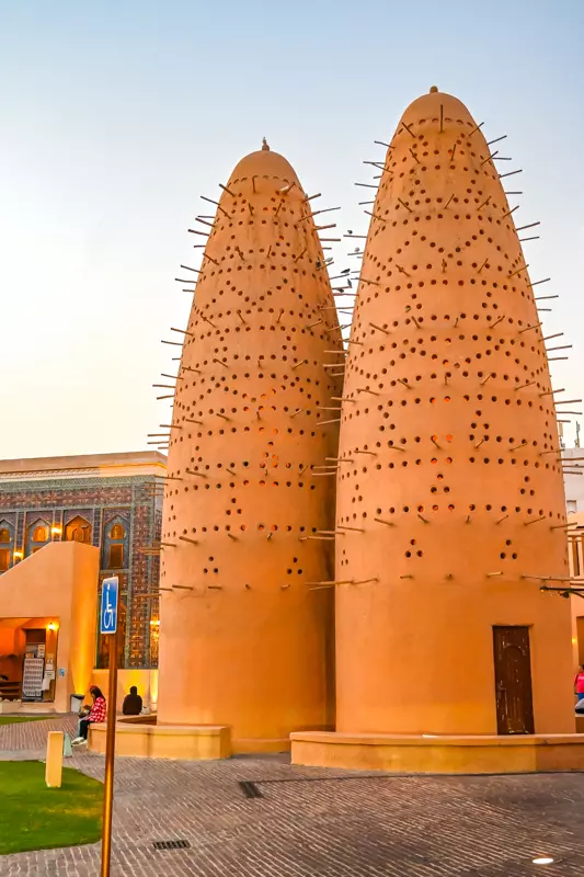 Traditional pigeon towers at Katara Cultural Village