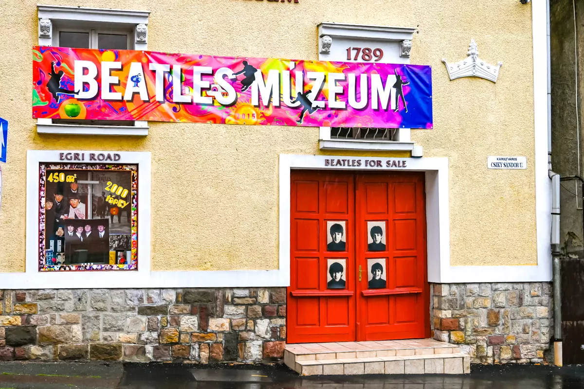 Beatles Museum in Eger, dedicated to the legendary British band
