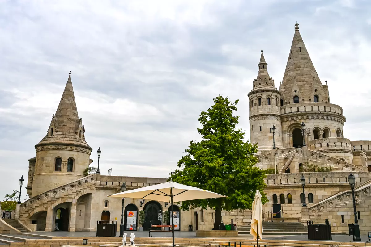 Fisherman’s Bastion in Budapest, with its fairytale towers.