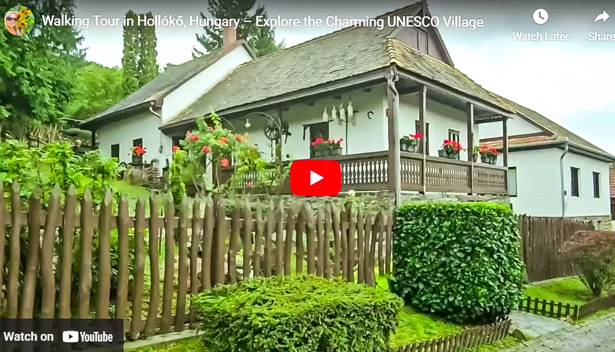 Hollókő Walking Tour after rain. A peaceful stroll through the UNESCO village glistening under fresh rainfall.
